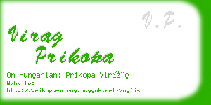 virag prikopa business card